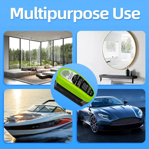 Green Oil Film Remover 2.0 – 150ml Windshield Cleaning Brush for Automotive Oil Film Removal