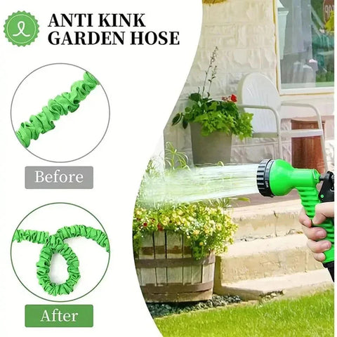 Magic Hose Water Spray Pipe – 100Ft | Flexible, Expandable& Durable